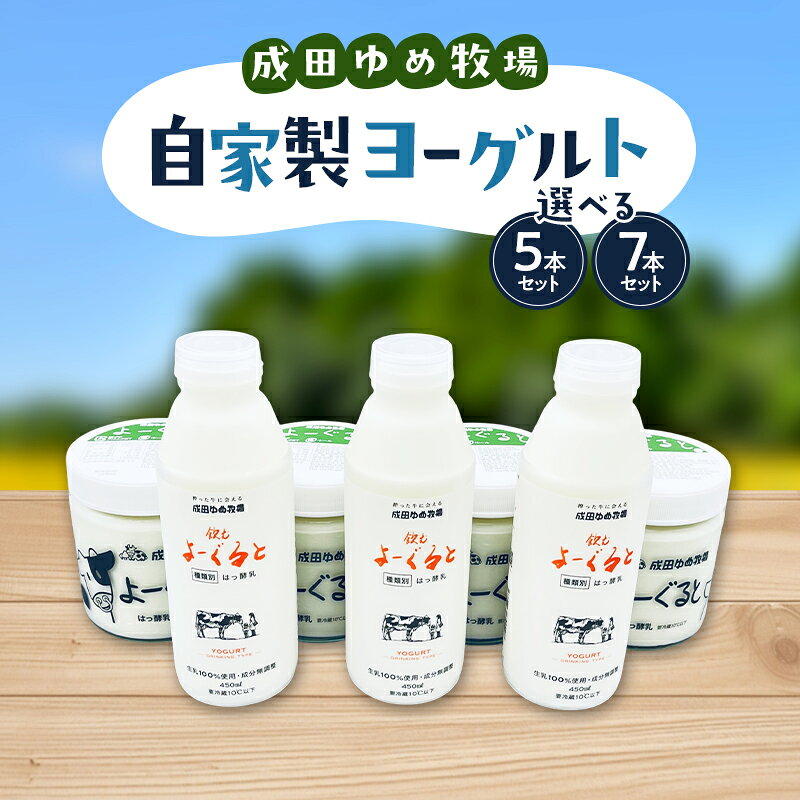 【ふるさと納税】自家製ヨーグルト5本 7本セット 乳製品 食べるヨーグルト 飲むヨーグルト