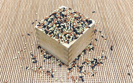 佐賀県産古代米 3色MIX 計2.4kg（800g×3袋）/ 古代米 古代米 古代米 古代米 古代米 古代米 古代米 / 佐賀県 / 旬菜舎さと山 [41AABM008]