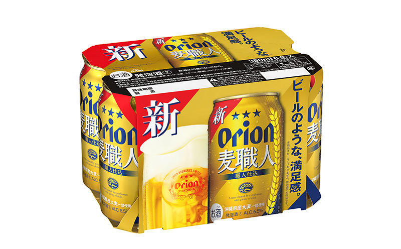 【オリオンビール】オリオン麦職人＜350ml×24缶＞計8400ml ビール 屋外 沖縄県民 okinawa orion 味わい コク 自然 お酒 大麦 贈り物 家のみ 調理 乾杯 クラフトビール 国