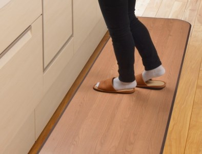 日本製 撥水・消臭・抗菌 キッチンマット 約90×180cm ベージュ 350114682型 [2217]