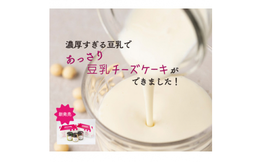 
濃厚豆乳チーズケーキ＜プレーン、黒ごま、抹茶＞3種セット【1284990】
