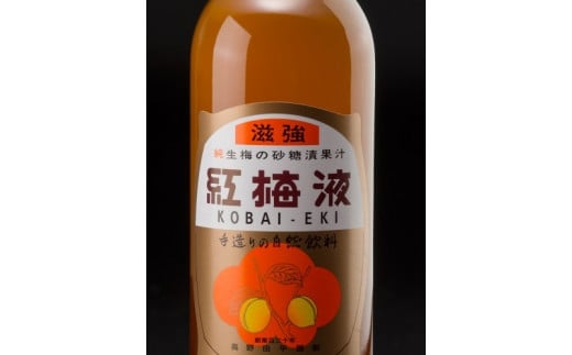 【アンテナショップ（東京都）での受け取り限定　引換は2026/3/27まで】紅梅液550ml：Bコース寄付額8,000円（寄付の使い道に「福井県アンテナショップ応援」を選択された県外在住の方のみ）