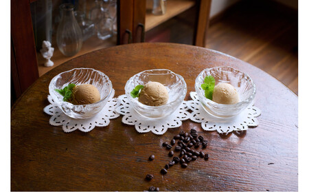 【待望のコラボ企画！】ユフノカタチ ~3種のコーヒーアイス~（3種×2個　計6個）