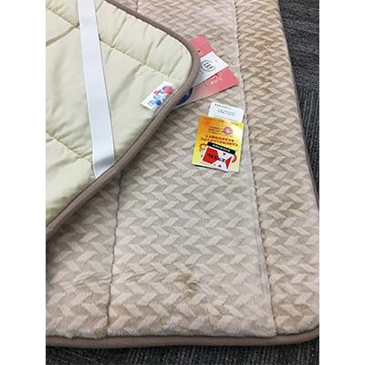 ふるさと納税 泉大津市 C.R.P加工　クロスマイヤー　敷パッド　シングルサイズ　ベージュ　1枚　31508柄