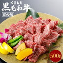 【ふるさと納税】 くまもと 黒毛和牛 焼肉用 500g 1パック モモ ウデ等 牛肉 肉 お肉 にく 和牛 やきにく 焼肉 カット 熊本県産 国産 冷凍 送料無料