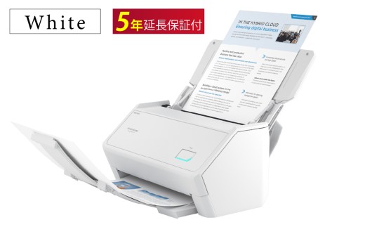 スキャナー ScanSnap iX2400（白）（USB専用） RICOH【+ 延長保証5年】 | 白 スキャンスナップ 高速起動 両面同時 自動給紙 高速スキャン簡単操作 確定申告 書類整理 軽量 年賀状 写真 名刺 レシート 領収書