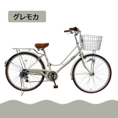 ふるさと納税 京都市 【エイリン】【組立済み発送】ファミリーサイクル26型 KN266NROL【グレモカ】