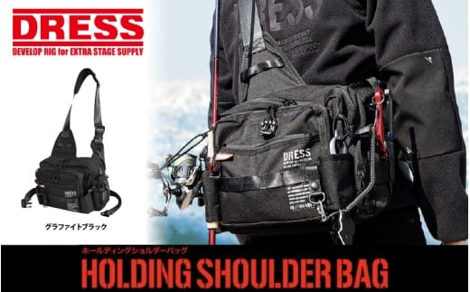 ホールディングショルダーバック（グラファイトブラック）