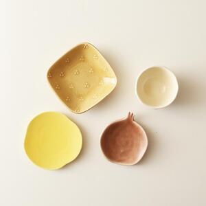 テシオ　豆皿セット　4枚組(柘榴・赤)【kt032-060】