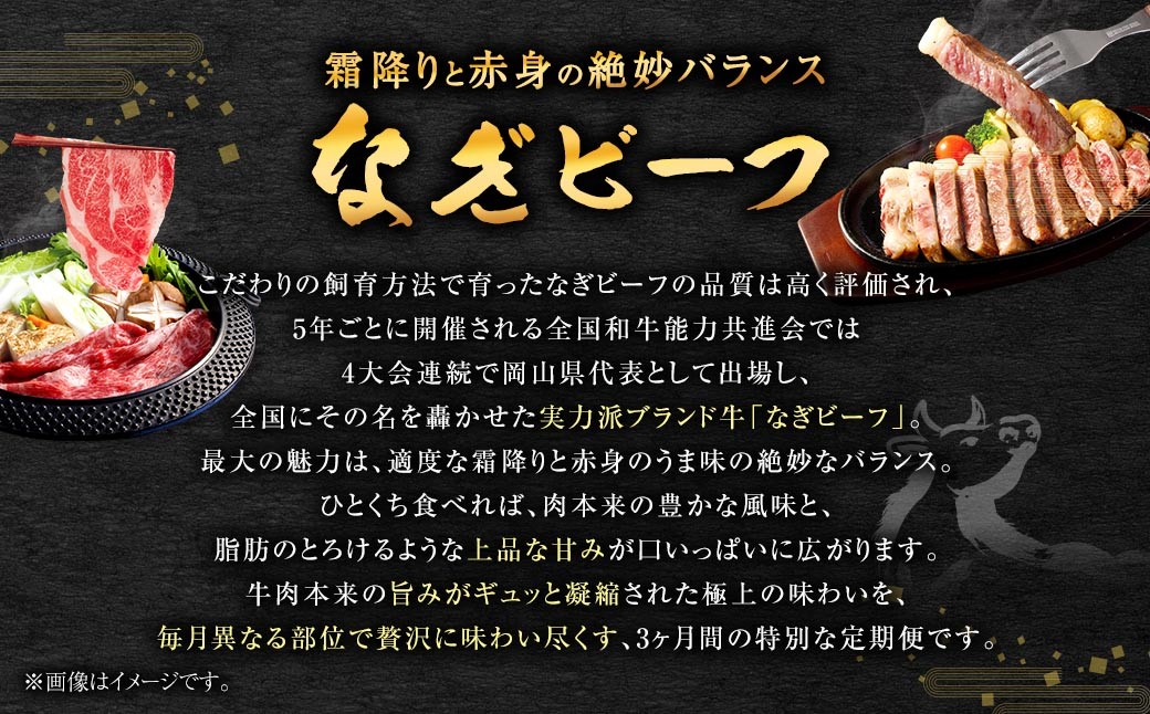 岡山県産 なぎビーフ 極上食べ尽くしセット