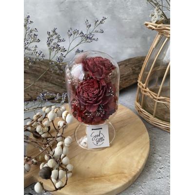 ふるさと納税 枚方市 【赤系】天球bottle flowers　Msize