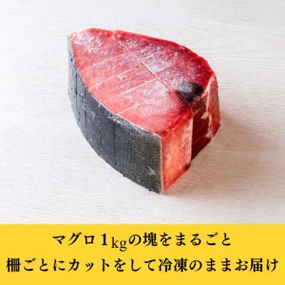 ふるさと納税 三浦市 とにかくまぐろの質に自信あり!問屋直送!天然三崎まぐろ1kg!中トロや赤身 刺身や海鮮丼 漬け丼にも |  | 01