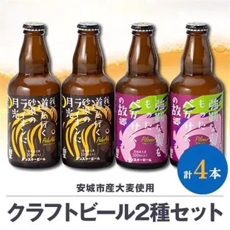 安城産大麦使用クラフトビール2種4本詰め合わせセット【配送不可地域：離島】【1669336】