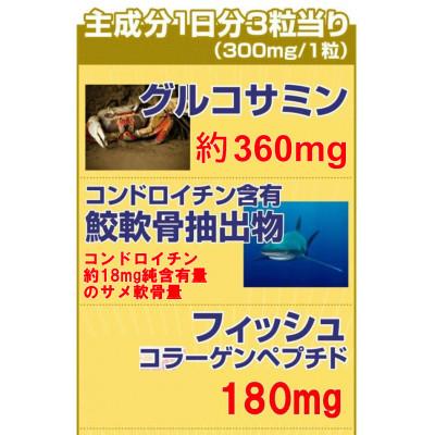 ふるさと納税 富山市 特盛グルコサミン コンドロイチン コラーゲン540粒 約半年分 |  | 03