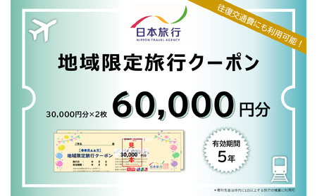 O02050 大分県大分市 日本旅行 地域限定旅行クーポン 【60,000円分】
