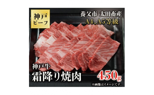 
神戸牛　霜降り焼肉　450g【1441839】
