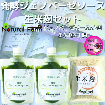 
                  ＜母の日＞発酵ジェノベーゼソース&生米麹　A3-9M【1495273】
                