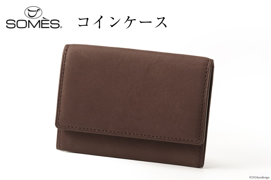 SOMES 財布 コインケース 革 PI-28 (ダークブラウン) [ソメスサドル 北海道 砂川市 12260647-b] ソメス メンズ レディース 小銭入れ サイフ_イメージ1