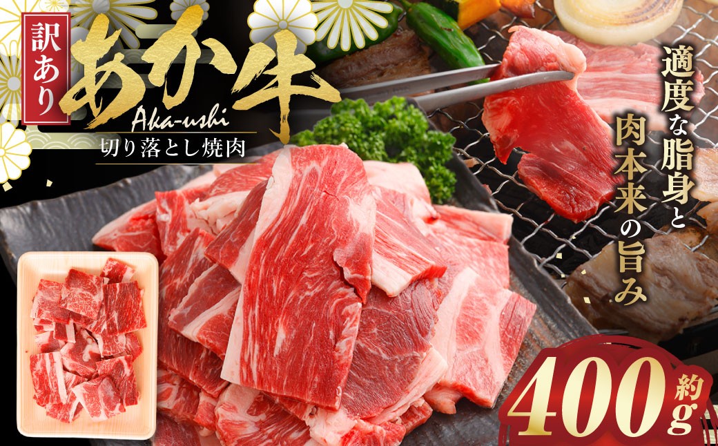 
                  【 訳あり 】 あか牛切り落とし焼肉 約400g お肉 肉 ニク にく 牛肉 牛 切落し 焼肉 赤身 バーベキュー BBQ ブランド牛 冷凍 国産 熊本県産 あか牛
                