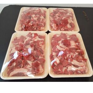 訳あり 牛肉 切り落とし2kg(500g×4)　牛そずり肉【配送不可地域：離島】【1616538】