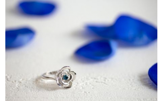 Blue Rose Pt トパーズ ダイヤモンドリング アクセサリー ダイアモンド ダイア 宝石 リング ゴールド 7号～14号 ジュエリー  指輪 アクセサリー りんぐ ring レディース メンズ