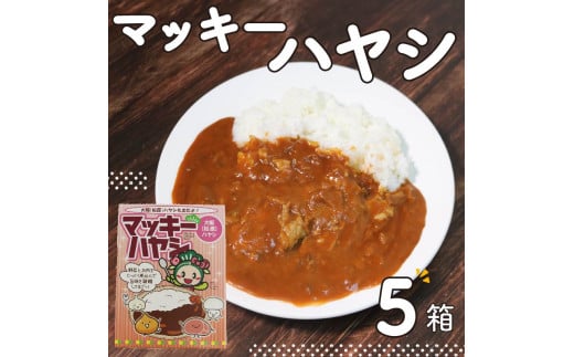 レトルト ハヤシ 5個セット 簡単調理 温めるだけ 小分け 食べ切りサイズ ハヤシライス ハッシュドビーフ ビーフ 牛肉 朝ご飯 朝食 常備 夜食 マッキー 大阪府 松原市