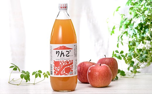 りんごジュース 1000ml×6本セット リンゴ アップル 飲料  F41-0094