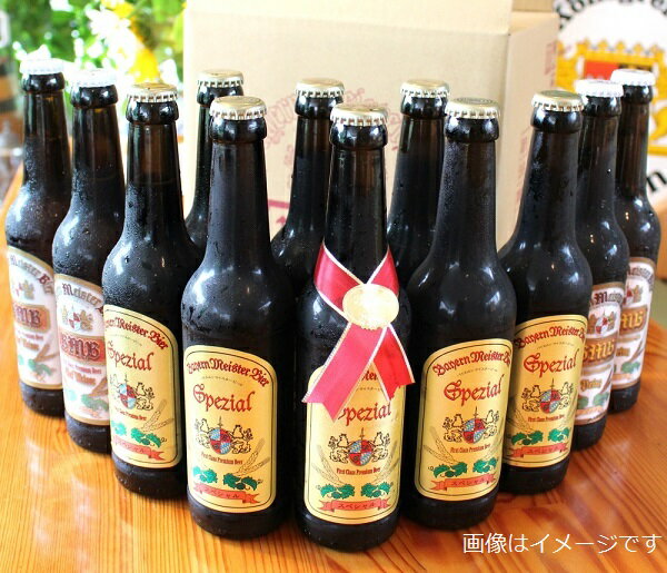 【ふるさと納税】富士山の水を使った地ビール バイエルンマイスタービール 12本セット　330ml 瓶 ビール 地ビール 送料無料 静岡県 富士宮市