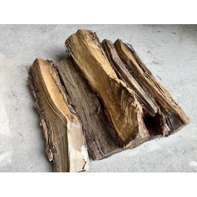 ふるさと納税 御代田町 林業芸術社　2年乾燥薪(広葉樹約22cm /約5kg分/中割り〜)御代田町面替