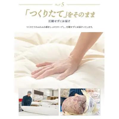 Z34-15 羽毛掛ふとん(ダブル・ブルー)【DL005BLD】 ふとん