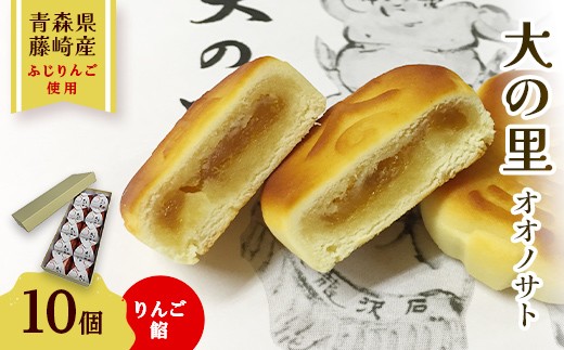 大の里（オオノサト） 10個入り 【アントルメ佐藤菓子店】 和菓子 詰め合わせ 個包装 青森県 藤崎町 銘菓 力士名由来 F41-0012