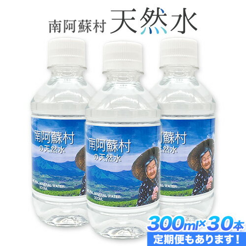 【ふるさと納税】南阿蘇村 天然水 300mlボトル×30本（かなばあちゃんラベル）ハイコムウォーター 《30日以内に出荷予定(土日祝除く)》 熊本県南阿蘇村 天然水