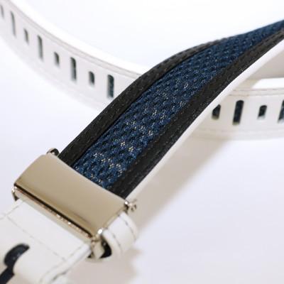 ふるさと納税 上里町 ニューバランスゴルフ　レーザーカット　シンセティックメッシュベルト　ホワイト　012-6182002 |  | 03