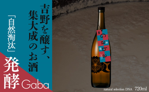 酒 自然淘汰 natural selection DNA 発酵 Gaba 奈良県吉野町/美吉野醸造株式会社[BRAG019] 酒 お酒 日本酒 アルコール 地酒 晩酌 酒蔵 酒造