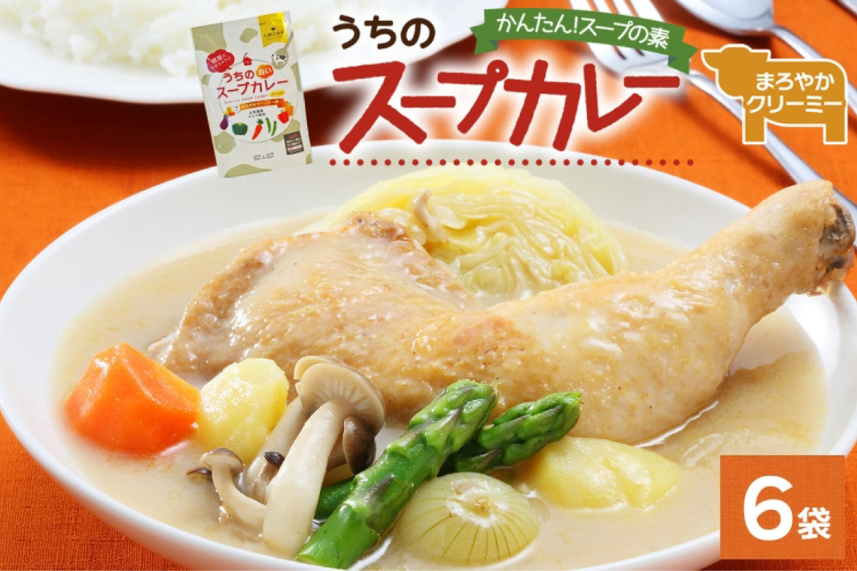 
                  スープカレーの素 うちのスープカレー プレミアム まろやかクリーミー味 2人前×6袋 小分け スープカレー スパイス 牛乳 カレー 保存食 お取り寄せ ギフトピーアンドピー 送料無料 北海道 札幌市
                