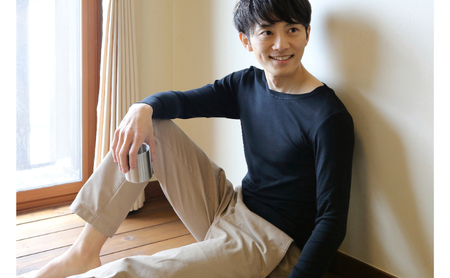 《絹生活研究所》インナー／メンズ／長袖／ブラック インナーウェア 下着 肌着 ファッション 服 男性  Lサイズ