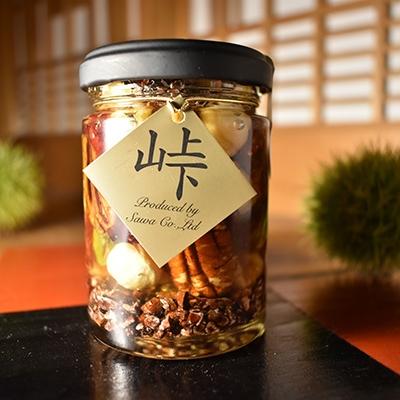 ふるさと納税 九度山町 ナッツの蜂蜜漬【峠プレミアム　爛(RAN)】〜熊野古道　峠の蜂蜜×ナッツ