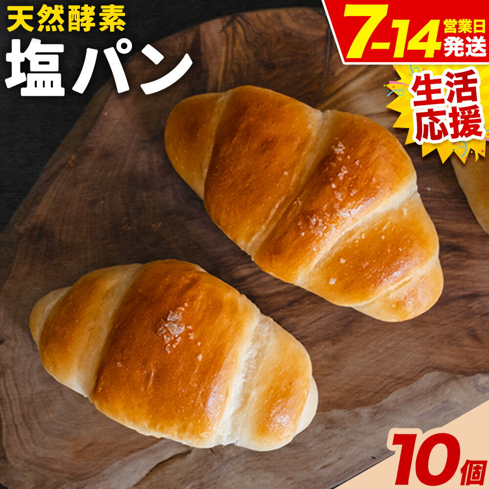 【ふるさと納税】天然酵母 塩パン 10個 セット ローカルベーカリー 北海道 本別町産 手作り 冷凍パン 焼きたて 急速冷凍 惣菜パン パンセット 詰め合わせ 朝ごはん おやつ 軽食 ランチ お取り寄せ グルメ ギフト 贈り物 プレゼント 送料無料 《7-14営業日以内に出荷》