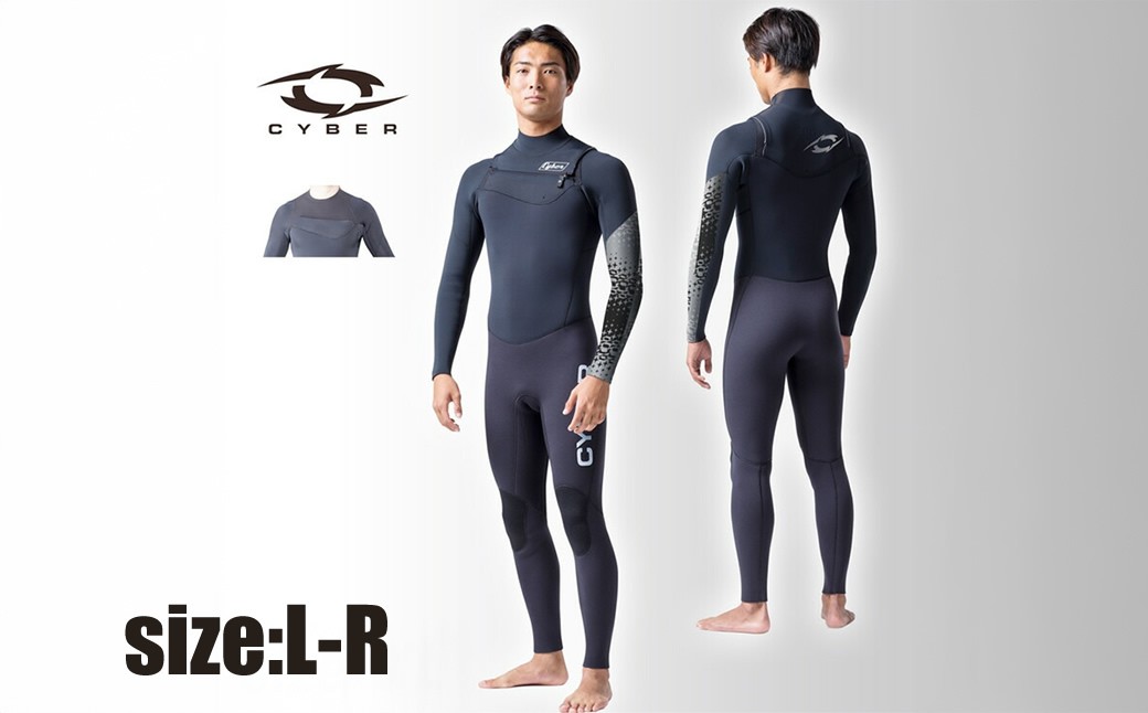 
ウエットスーツ CYBER 3/2mm ZEST-LIMITED フルスーツ FALL/WINTER仕様 L-Rサイズ
