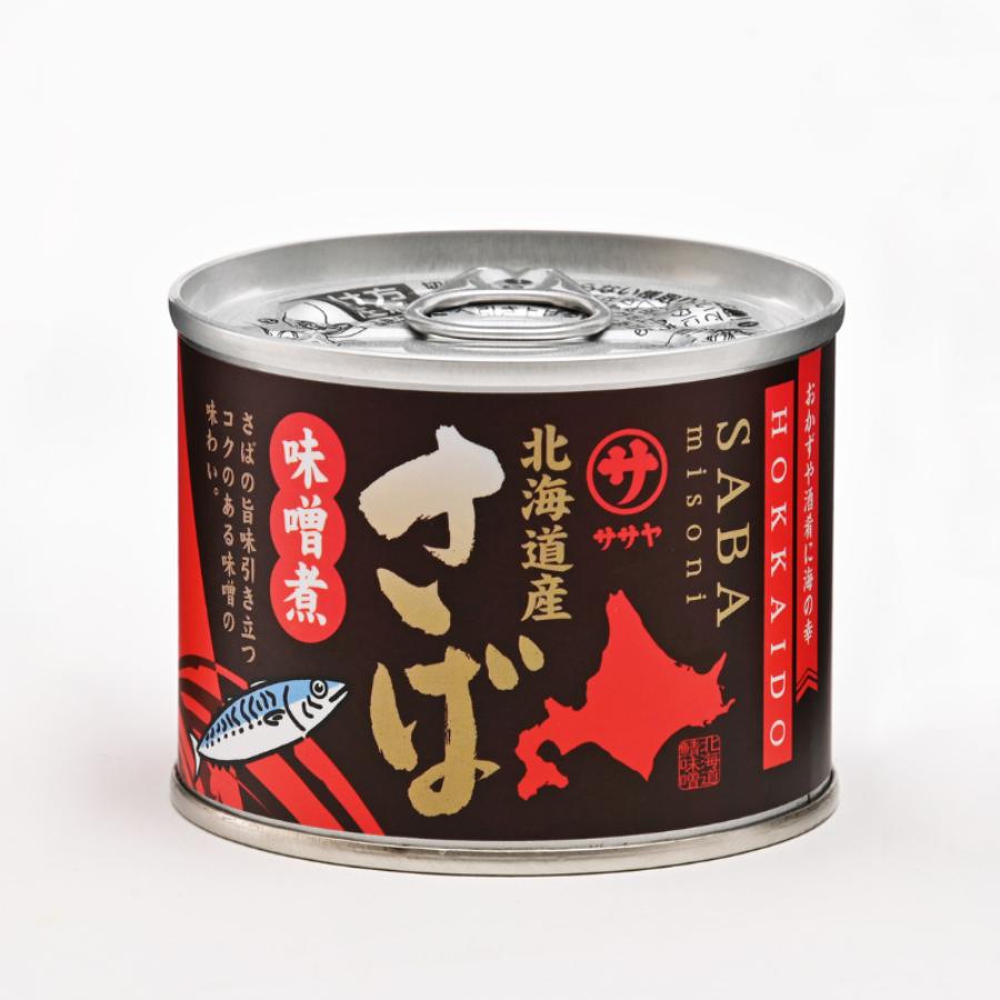 ＜笹谷商店＞北海道産さば味噌煮缶24缶セット