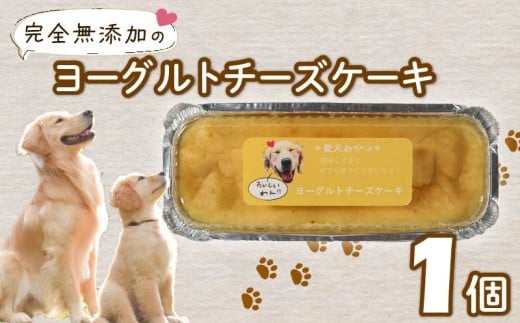 【無添加】 愛犬用 ヨーグルト チーズケーキ 1個 ペット ケーキ おやつ 愛犬 わんちゃん 犬用 ワンちゃん 犬 スイーツ 静岡 藤枝