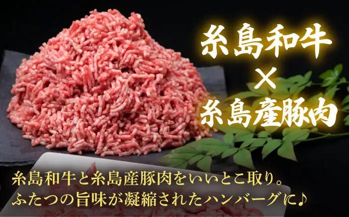 【牛肉＆豚肉セット】 糸島和牛 小間切れ 500g ＆ 糸島和牛 糸島豚 合挽ミンチ 500g 計1kg 糸島市/糸島ミートデリ工房[ACA236]