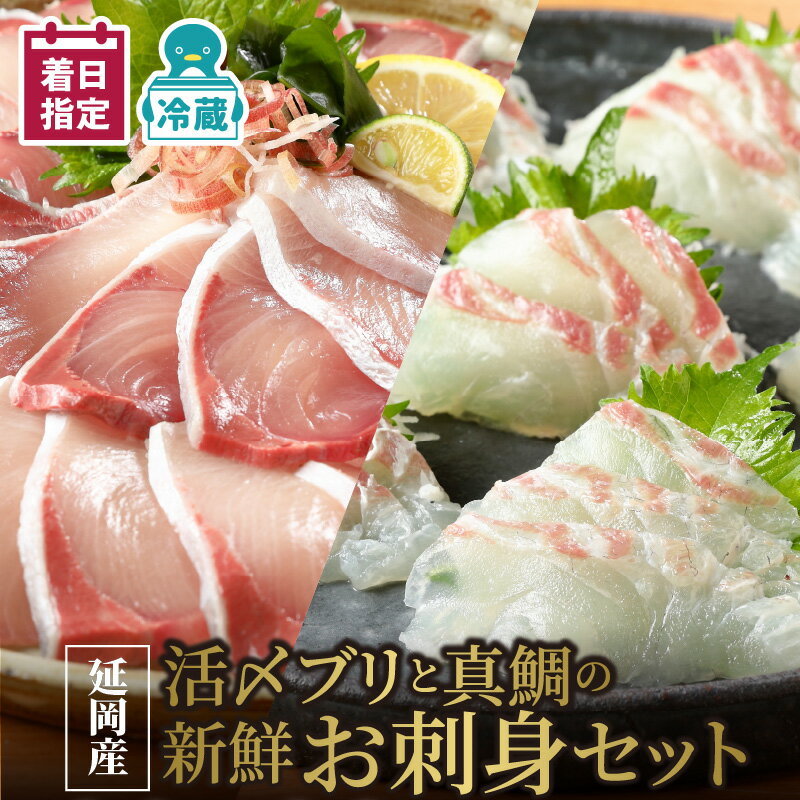 【ふるさと納税】刺身 延岡産 活〆 ブリ 真鯛 新鮮 お刺身 セット チルド 柵 鯛 国産 日向灘産 旬 鮮魚 海鮮 魚介類 冷蔵 食品 解凍不要 宮崎県 延岡市 請関水産 日向灘 お取り寄せ お取り寄せグルメ 送料無料