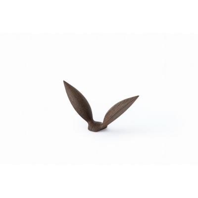 ふるさと納税 名古屋市 【Tagayasan タガヤサン/こげ茶】銘木再生/幸運を運ぶ木製オブジェliving_bird 鴎