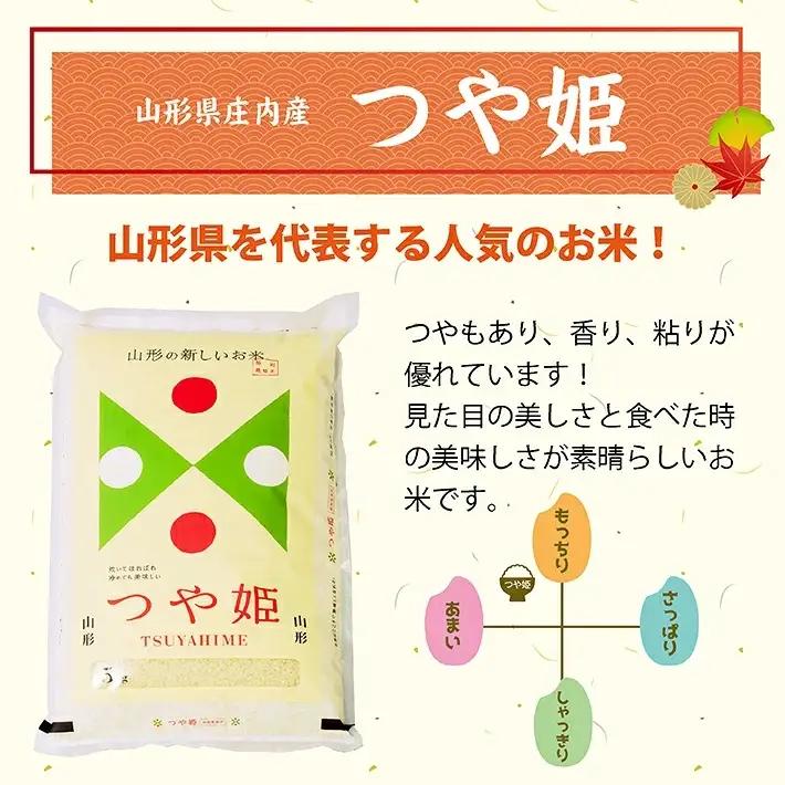 （12月～2月）≪新米予約≫ ≪3ヶ月定期便≫ つや姫 5kg×3ヶ月連続 計15kg 山形県庄内産 ご希望期間の毎月下旬頃お届け 東北 遊佐町 庄内地方 庄内平野 米 お米 精米 白米 庄内米 ごは