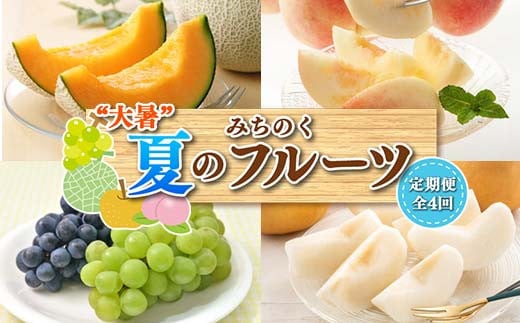 《2026年先行予約》みちのく【大暑】夏のフルーツ定期便 全4回 FSY-2389