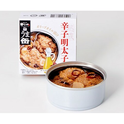 缶詰 明太子 やまや うま缶 辛子明太子 5缶 セット 加工品 水産加工品 つまみ お酒のあて ご飯のお供 オイル漬け アウトドア 備蓄品 非常食 日持ち 明太子のオイル漬け _イメージ2
