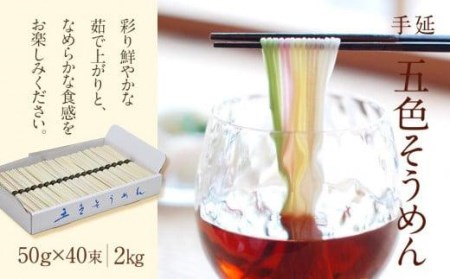 手延べそうめん 40束 そうめん 【GS0031】
