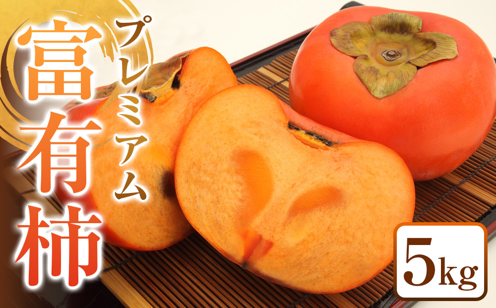 【ポイント交換専用】334.プレミアム　富有柿　5kg◇　※2025年11月上旬～12月上旬頃に順次発送予定 313726_AN084-P