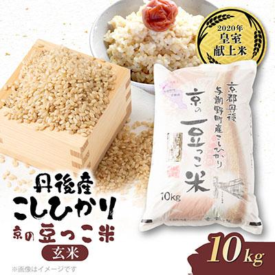 ふるさと納税 与謝野町 【先行受付】令和8年新米　数量限定　京都与謝野町産コシヒカリ「京の豆っこ米」玄米10kg×1袋